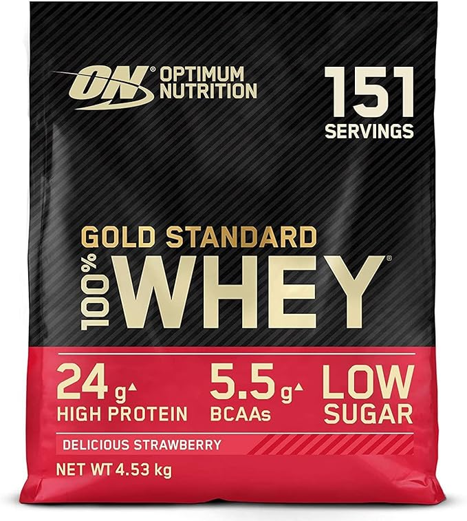 Optimum Nutrition Gold Standard 100% Whey Protein Powder, Vanilla Ice Cream